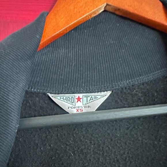 Hard Tail Black Double-Zip Jacket Cardigan with Deep Pockets - Picture 3 of 4